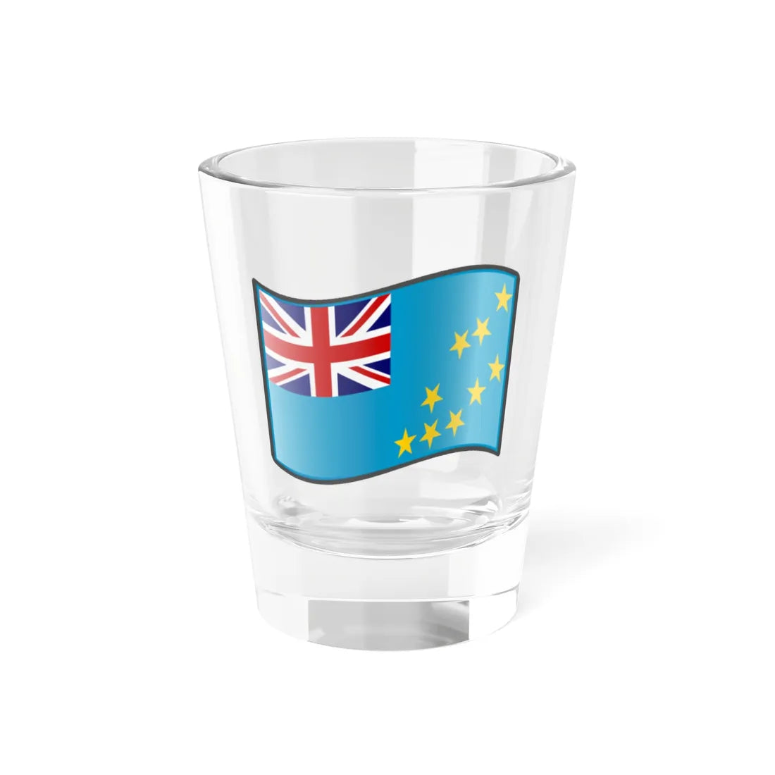 Nuvola Tuvaluan flag (Tuvalu) Shot Glass 1.5oz 1.5oz - Go Mug Yourself