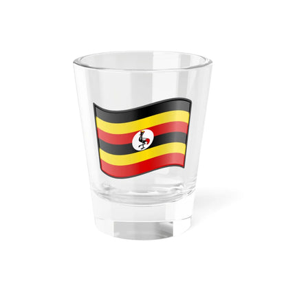 Nuvola Ugandan flag (Uganda) Shot Glass 1.5oz 1.5oz - Go Mug Yourself