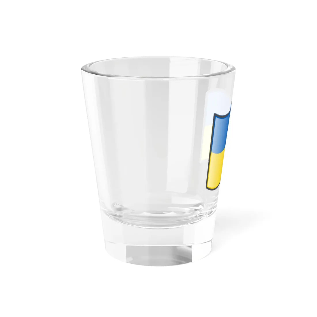 Nuvola Ukrainian flag (Ukraine) Shot Glass 1.5oz - Go Mug Yourself