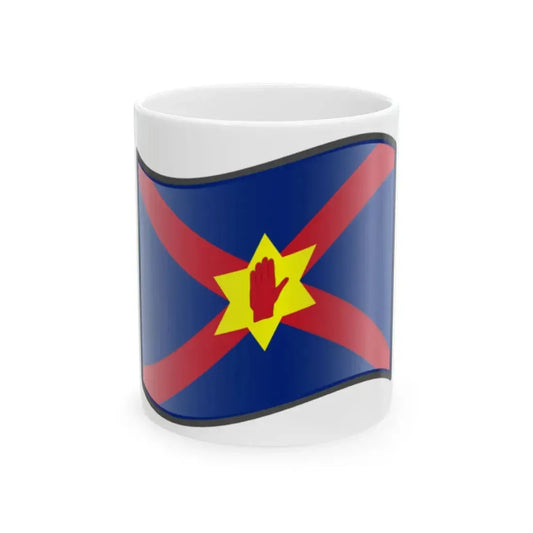 Nuvola Ulster Nation flag (Ireland) White Coffee Mug 11oz - Go Mug Yourself