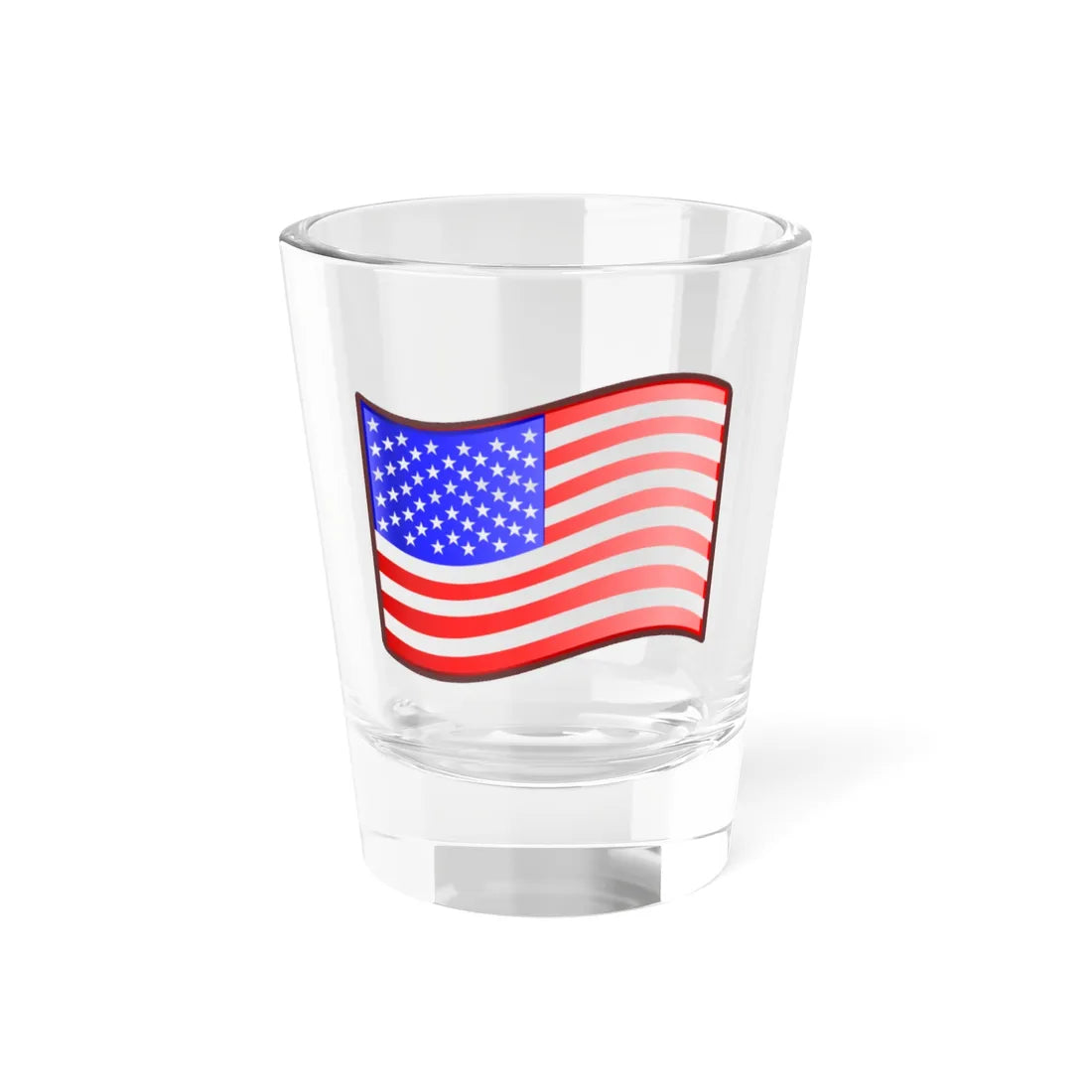 Nuvola USA flag (United States) Shot Glass 1.5oz 1.5oz - Go Mug Yourself