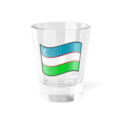 Nuvola Uzbek flag (Uzbekistan) Shot Glass 1.5oz 1.5oz - Go Mug Yourself