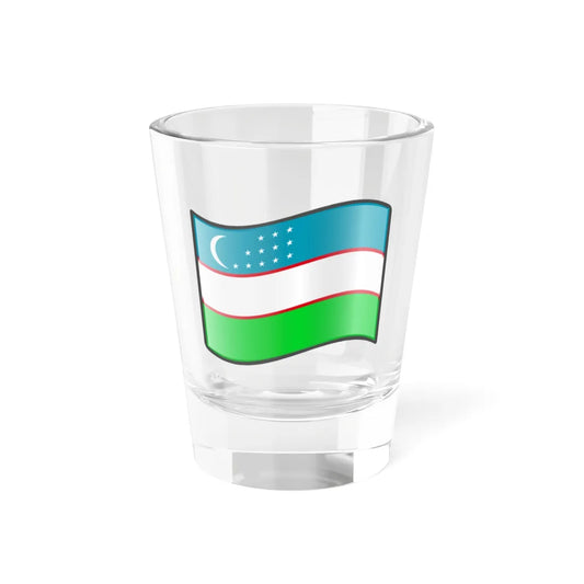 Nuvola Uzbek flag (Uzbekistan) Shot Glass 1.5oz 1.5oz - Go Mug Yourself