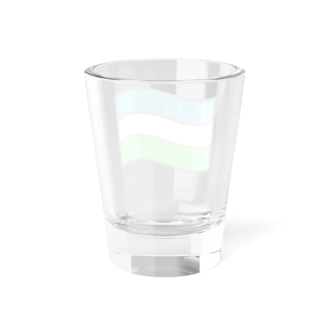 Nuvola Uzbek flag (Uzbekistan) Shot Glass 1.5oz - Go Mug Yourself