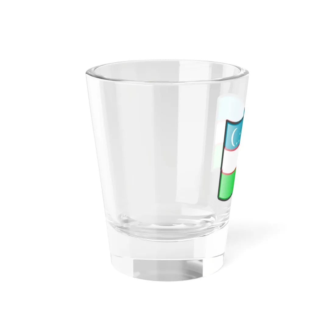 Nuvola Uzbek flag (Uzbekistan) Shot Glass 1.5oz - Go Mug Yourself