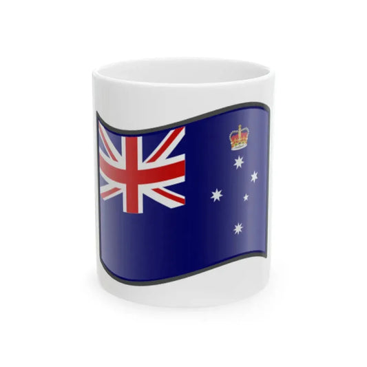 Nuvola Victorian flag (Australia) White Coffee Mug 11oz - Go Mug Yourself