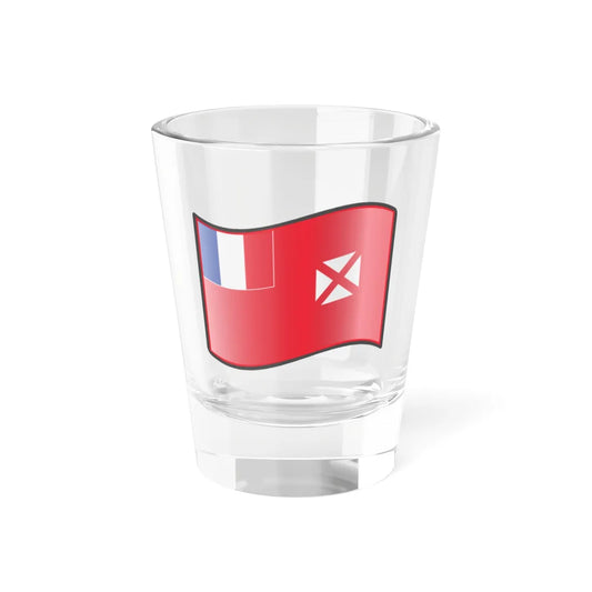 Nuvola Wallis and Futuna flag (France) Shot Glass 1.5oz 1.5oz - Go Mug Yourself