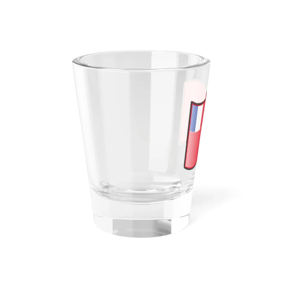 Nuvola Wallis and Futuna flag (France) Shot Glass 1.5oz - Go Mug Yourself