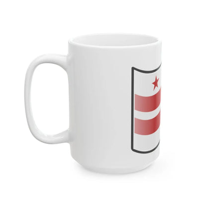 Nuvola Washington D.C. Flag (United States) White Coffee Mug - Go Mug Yourself