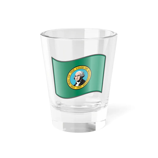 Nuvola Washington flag (United States) Shot Glass 1.5oz 1.5oz - Go Mug Yourself