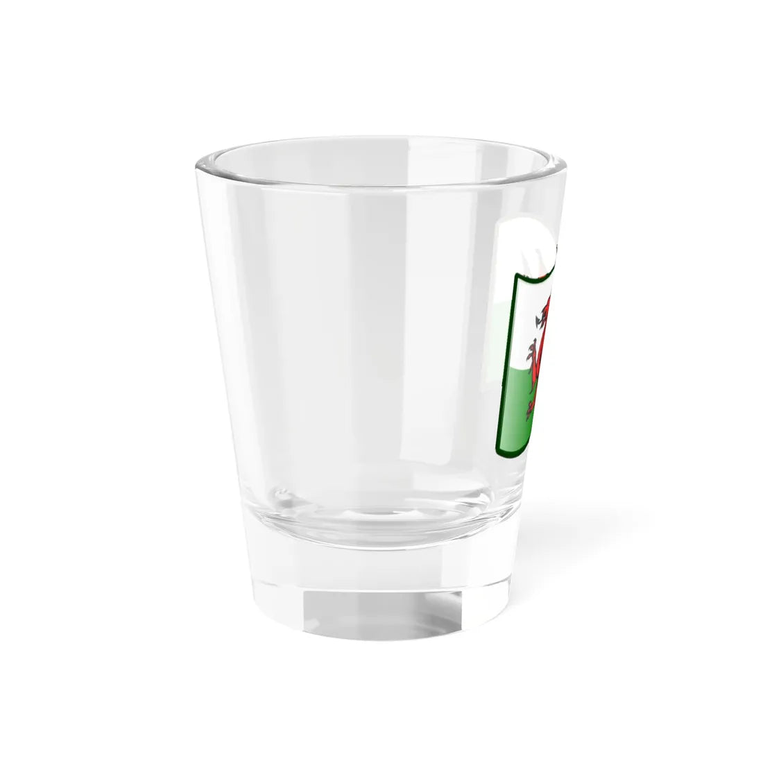 Nuvola welsh flag simplified (United Kingdom) Shot Glass 1.5oz - Go Mug Yourself