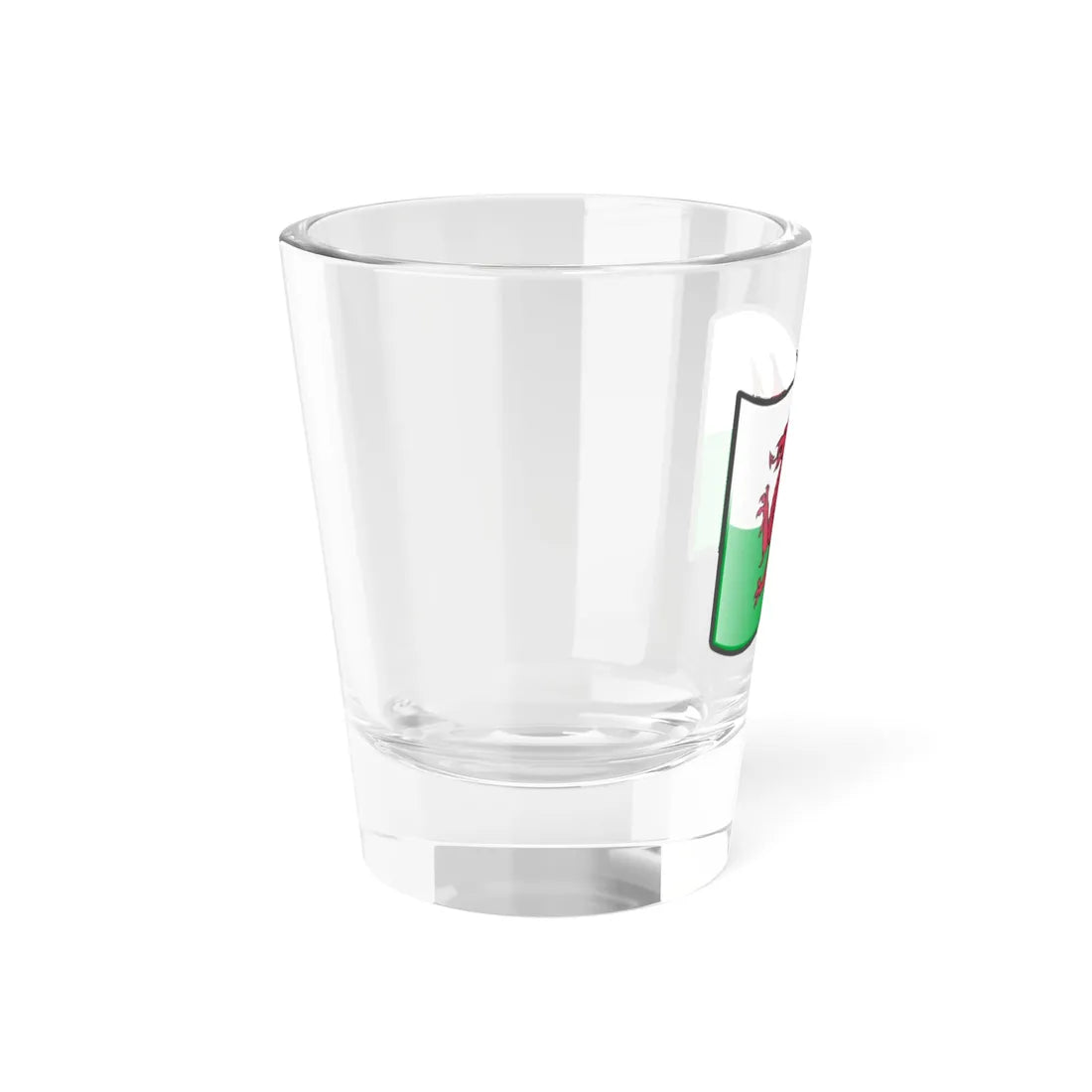Nuvola Welsh flag (United Kingdom) Shot Glass 1.5oz - Go Mug Yourself