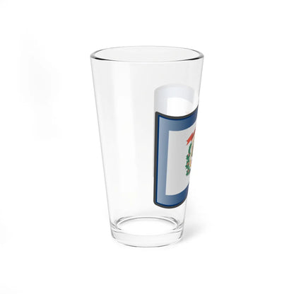 Nuvola West Virginia flag (United States) Pint Glass 16oz - Go Mug Yourself