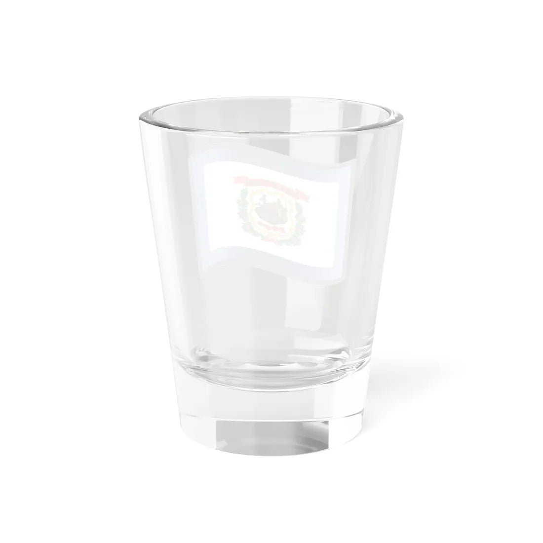Nuvola West Virginia flag (United States) Shot Glass 1.5oz - Go Mug Yourself