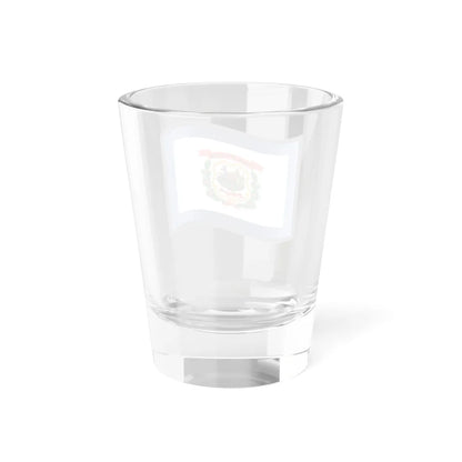 Nuvola West Virginia flag (United States) Shot Glass 1.5oz - Go Mug Yourself