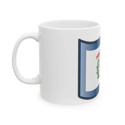 Nuvola West Virginia flag (United States) White Coffee Mug - Go Mug Yourself