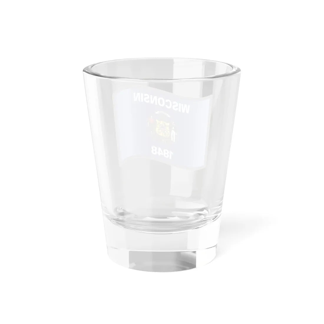 Nuvola Wisconsin flag (United States) Shot Glass 1.5oz - Go Mug Yourself