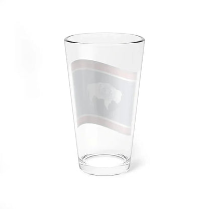 Nuvola Wyoming flag (United States) Pint Glass 16oz - Go Mug Yourself
