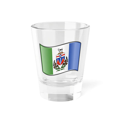 Nuvola Yukon flag (Canada) Shot Glass 1.5oz 1.5oz - Go Mug Yourself