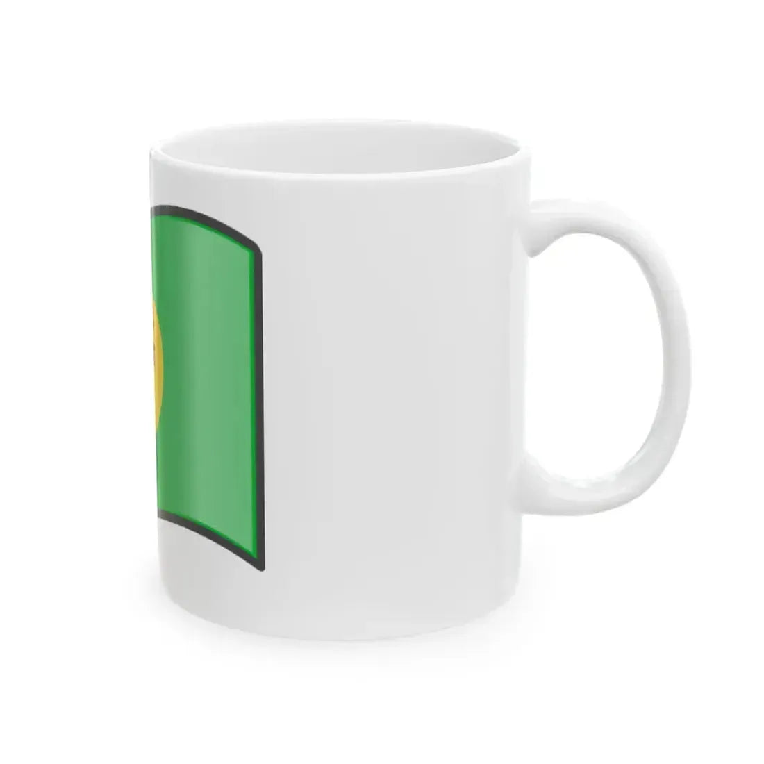 Nuvola Zaire flag (Congo) White Coffee Mug - Go Mug Yourself