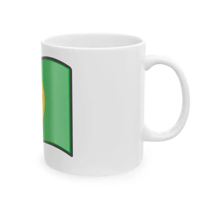 Nuvola Zaire flag (Congo) White Coffee Mug - Go Mug Yourself
