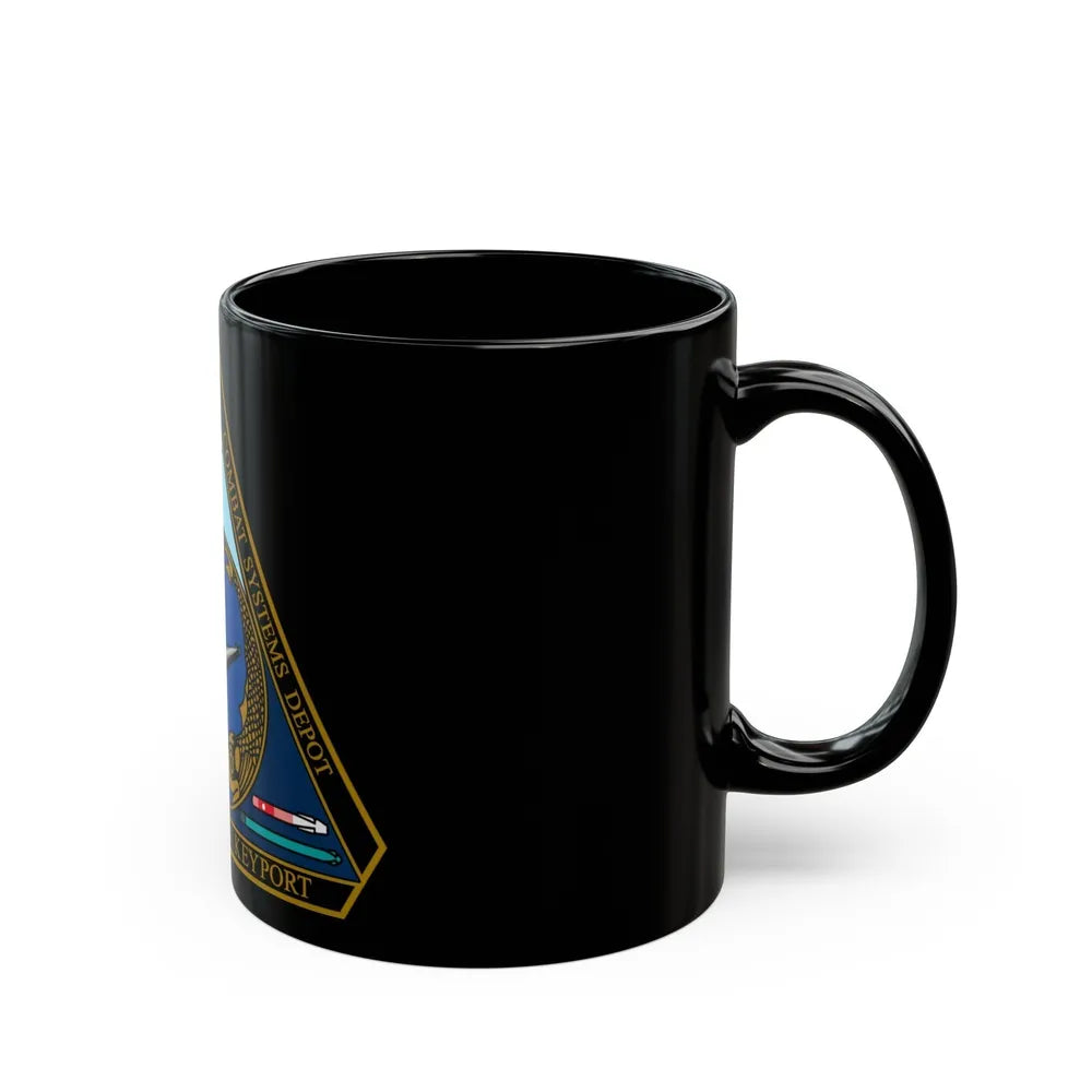 NUWC Division Keyport Naval Undersea Warfare Center (U.S. Navy) Black Coffee Mug-Go Mug Yourself