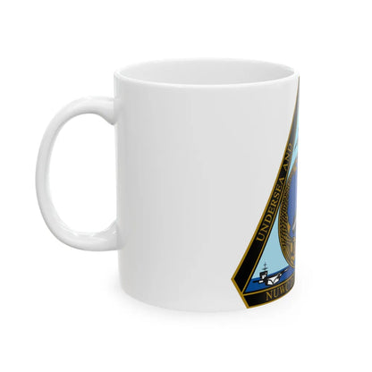 NUWC Division Keyport Naval Undersea Warfare Center (U.S. Navy) White Coffee Mug-Go Mug Yourself