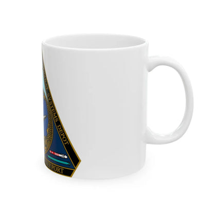 NUWC Division Keyport Naval Undersea Warfare Center (U.S. Navy) White Coffee Mug-Go Mug Yourself