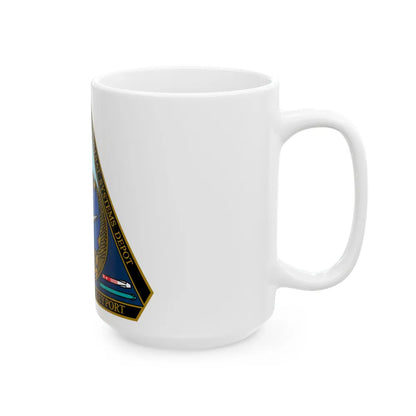 NUWC Division Keyport Naval Undersea Warfare Center (U.S. Navy) White Coffee Mug-Go Mug Yourself