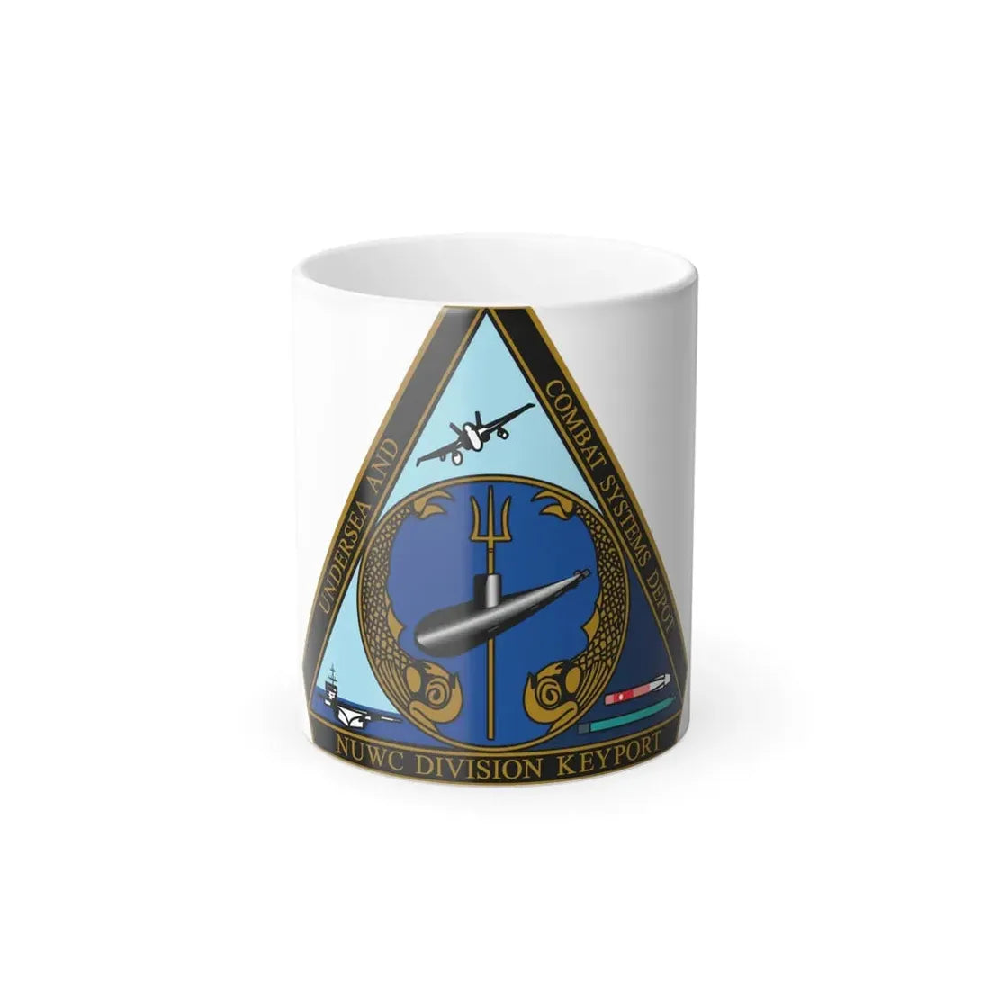 NUWC Division Keyport Naval Undersea Warfare Center (U.S. Navy) Color Changing Mug 11oz Default Title 11oz - Go Mug Yourself