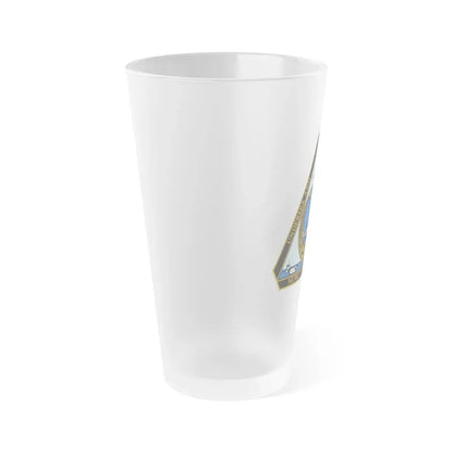 NUWC Division Keyport Naval Undersea Warfare Center (U.S. Navy) Frosted Pint Glass 16oz - Go Mug Yourself