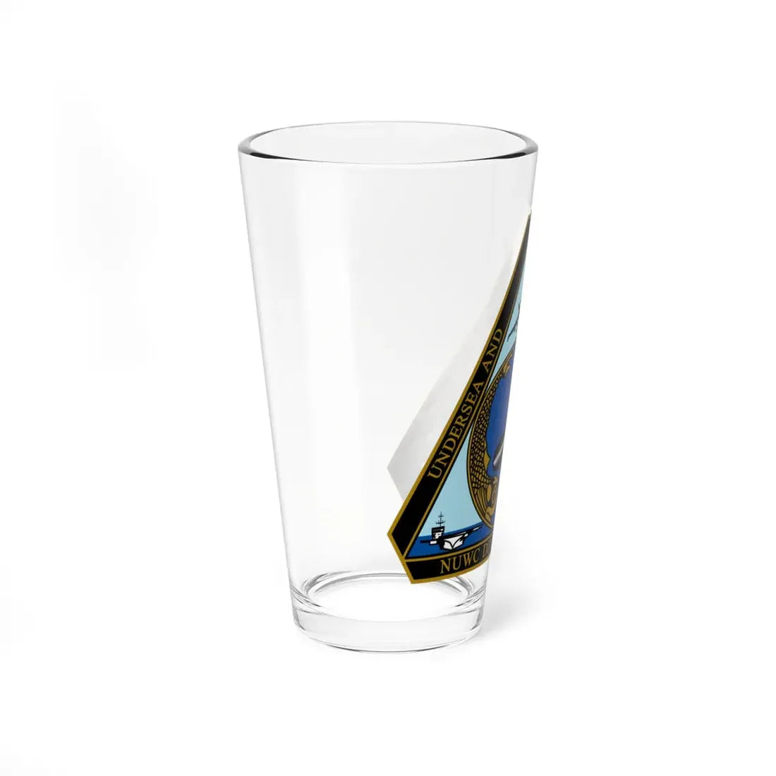 NUWC Division Keyport Naval Undersea Warfare Center (U.S. Navy) Pint Glass 16oz - Go Mug Yourself
