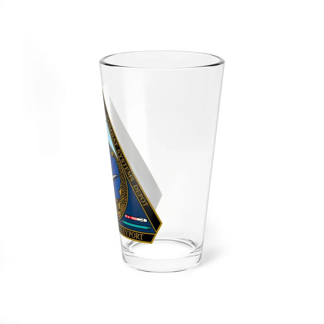 NUWC Division Keyport Naval Undersea Warfare Center (U.S. Navy) Pint Glass 16oz - Go Mug Yourself