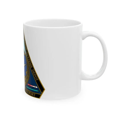 NUWC Division Keyport Naval Undersea Warfare Center (U.S. Navy) White Coffee Mug - Go Mug Yourself