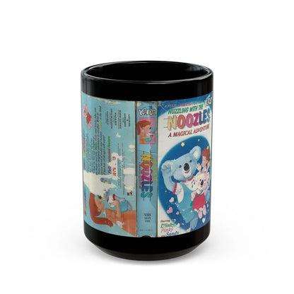 NUZZLING WITH THE NOOZLES A MAGICAL ADVENTURE JUST FOR KIDS (VHS COVER) - Black Coffee Mug-15oz-Go Mug Yourself