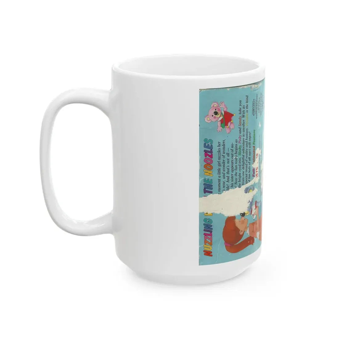 NUZZLING WITH THE NOOZLES A MAGICAL ADVENTURE JUST FOR KIDS (VHS COVER) - White Coffee Mug - Go Mug Yourself