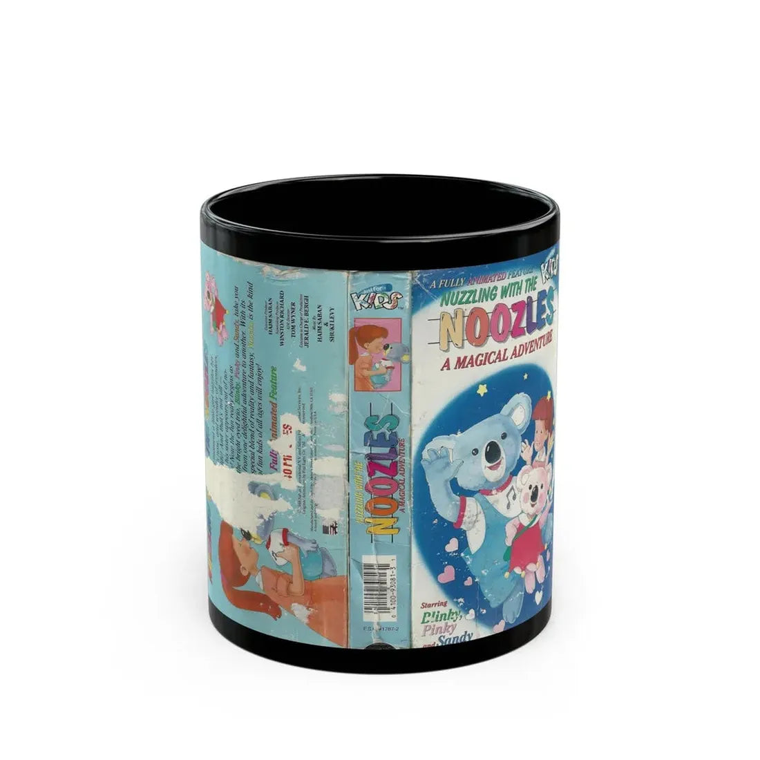 NUZZLING WITH THE NOOZLES A MAGICAL ADVENTURE (VHS COVER) - Black Coffee Mug 11oz - Go Mug Yourself