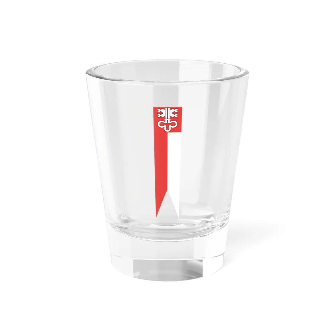 NW Oriflamme (Switzerland) Shot Glass 1.5oz 1.5oz - Go Mug Yourself
