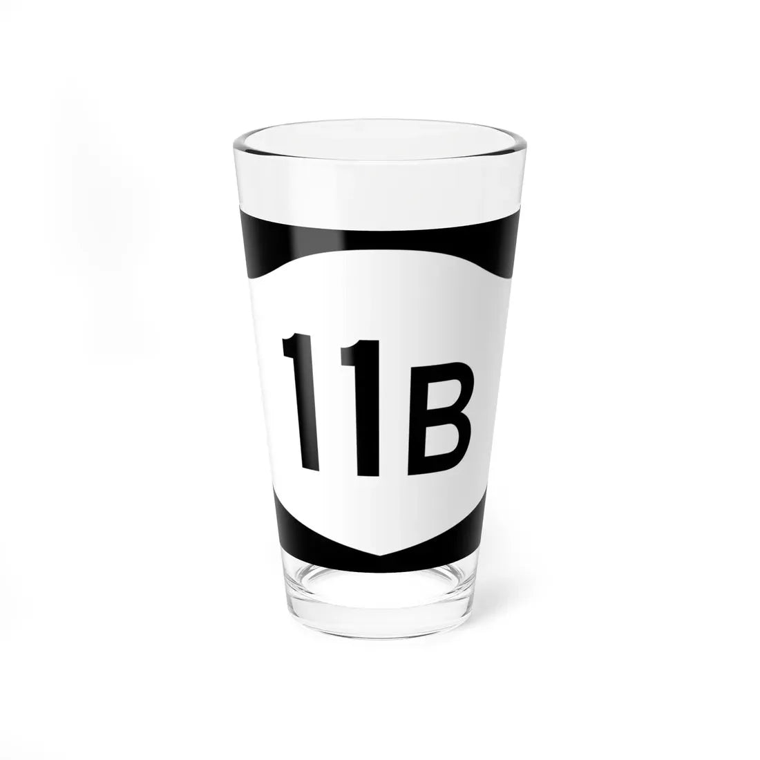NY-11B (New York) (Road Sign) Pint Glass 16oz 16oz - Go Mug Yourself