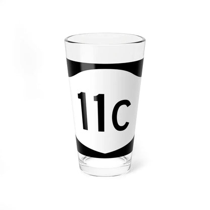 NY-11C (New York) (Road Sign) Pint Glass 16oz 16oz - Go Mug Yourself