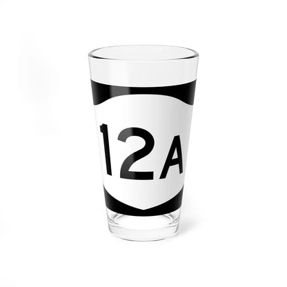 NY-12A (New York) (Road Sign) Pint Glass 16oz - Go Mug Yourself