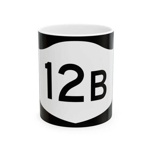 NY-12B (New York) (Road Sign) White Coffee Mug 11oz - Go Mug Yourself
