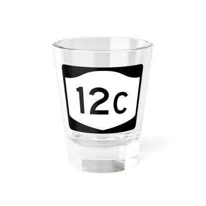NY-12C (New York) (Road Sign) Shot Glass 1.5oz 1.5oz - Go Mug Yourself