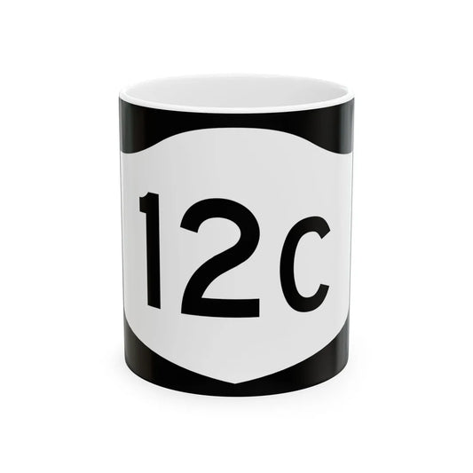 NY-12C (New York) (Road Sign) White Coffee Mug 11oz - Go Mug Yourself
