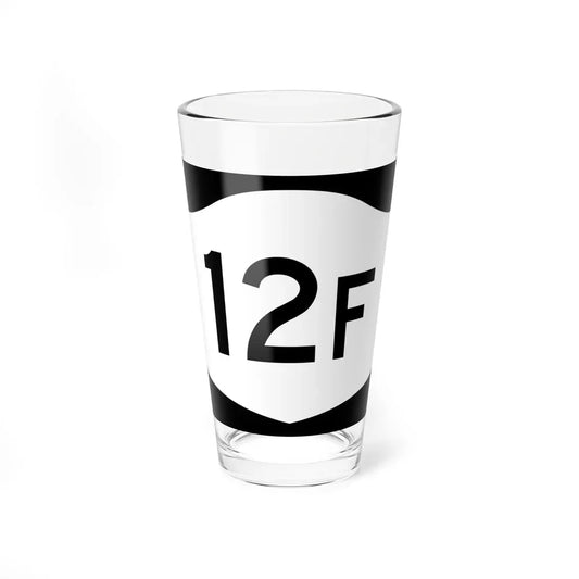 NY-12F (New York) (Road Sign) Pint Glass 16oz 16oz - Go Mug Yourself
