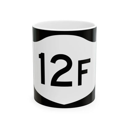 NY-12F (New York) (Road Sign) White Coffee Mug 11oz - Go Mug Yourself