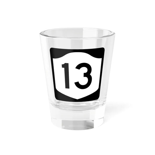 NY-13 (New York) (Road Sign) Shot Glass 1.5oz 1.5oz - Go Mug Yourself