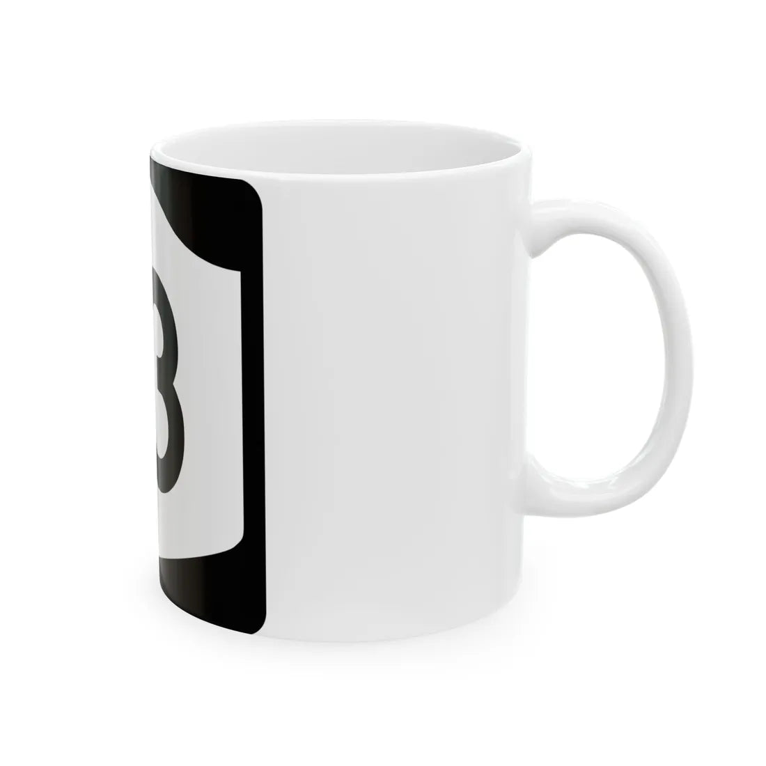 NY-13 (New York) (Road Sign) White Coffee Mug - Go Mug Yourself