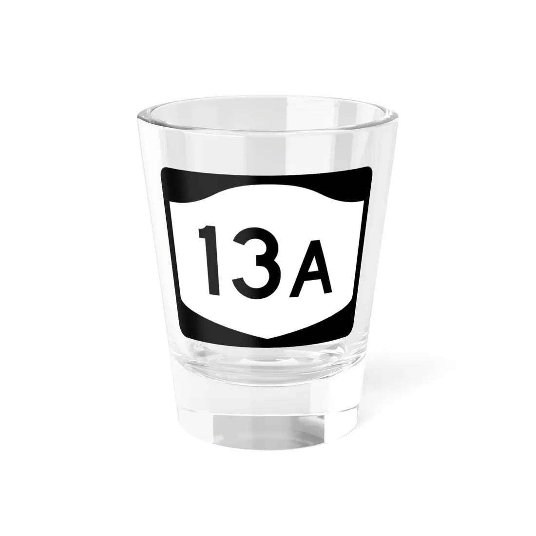 NY-13A (New York) (Road Sign) Shot Glass 1.5oz 1.5oz - Go Mug Yourself