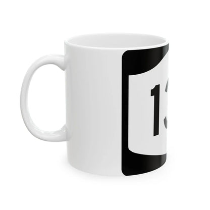 NY-13A (New York) (Road Sign) White Coffee Mug - Go Mug Yourself
